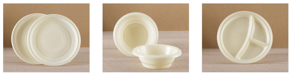 platos hondo plano division biodegradable